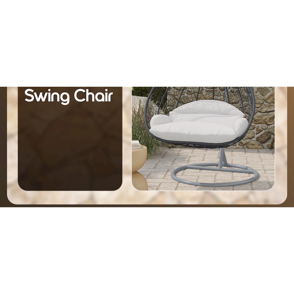 Ervilla Mid-Century Modern Wicker Bar Stool in Black