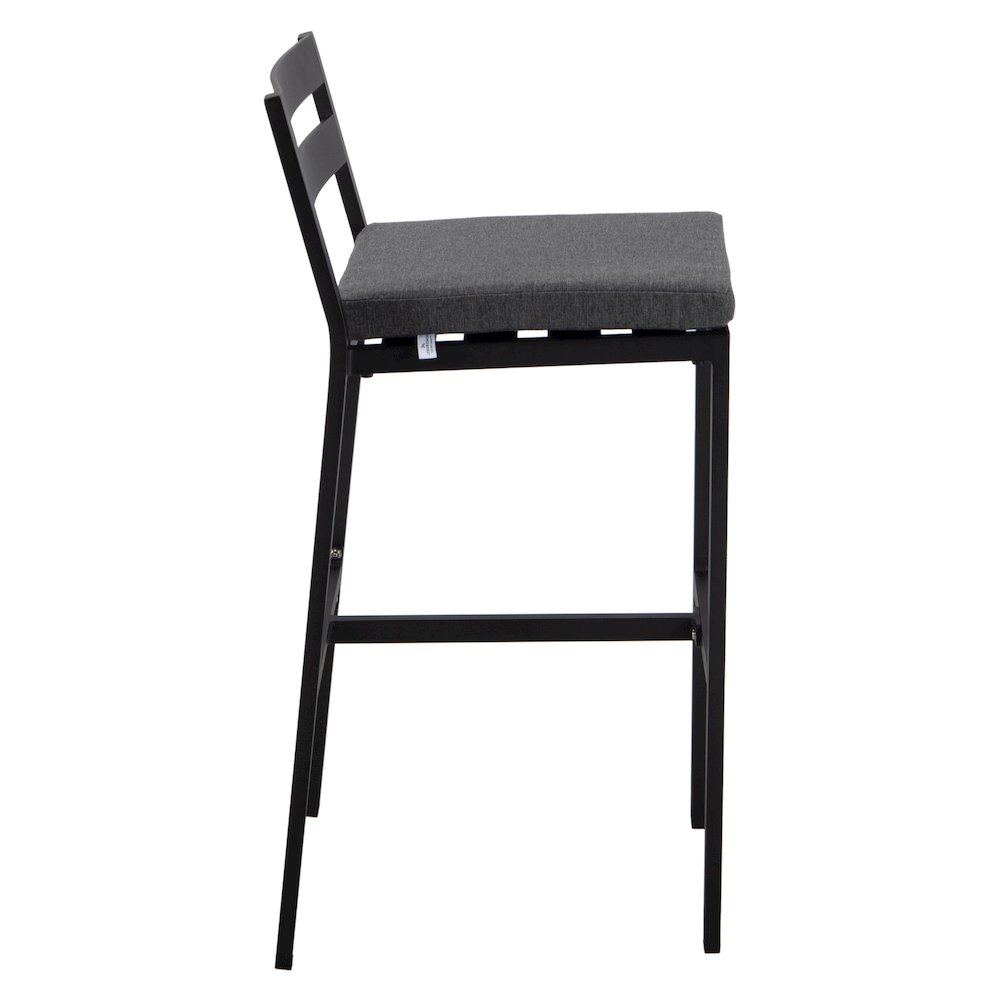Chelsea Collection Modern Aluminum Outdoor Bar Chair