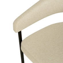 Aero Collection Modern Dining Chair in Oatmeal Set of 4