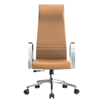 Aleen High-Back Office Chair in Acorn Brown