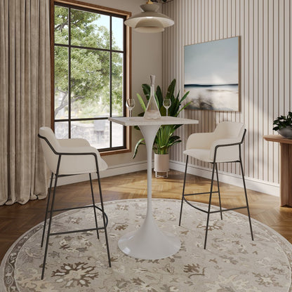 Verve Collection 24 Square Top Bar Height Table