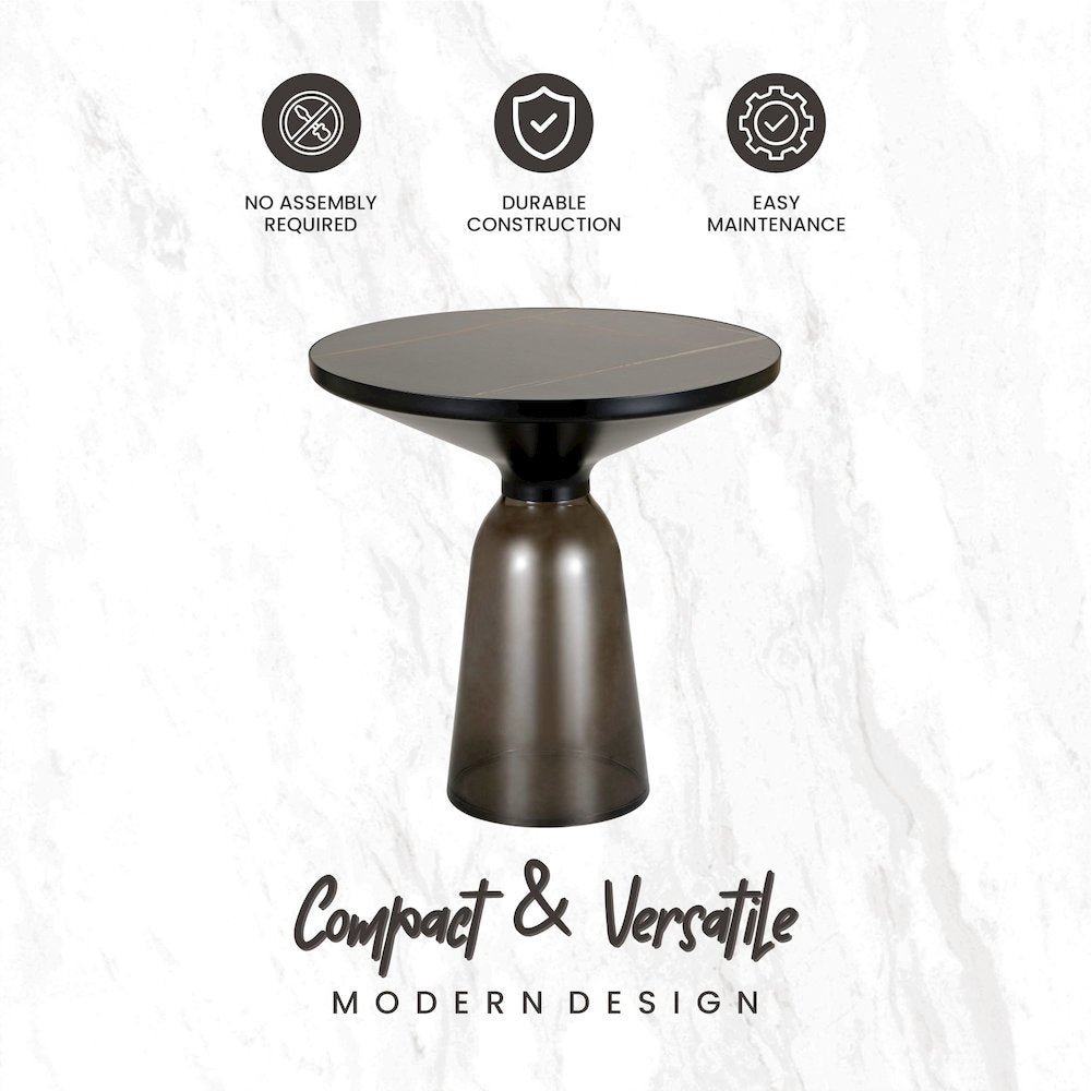 Tully Collection Glass side Table