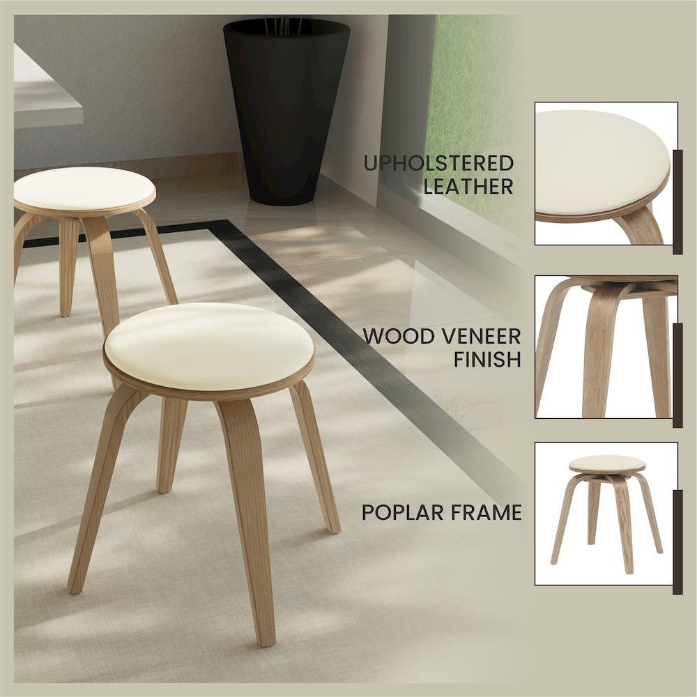 Modern Wooden Dining Stool