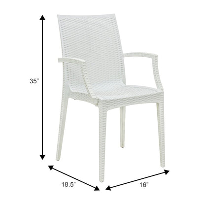 Weave Mace Indoor/Outdoor Chair (With Arms)
