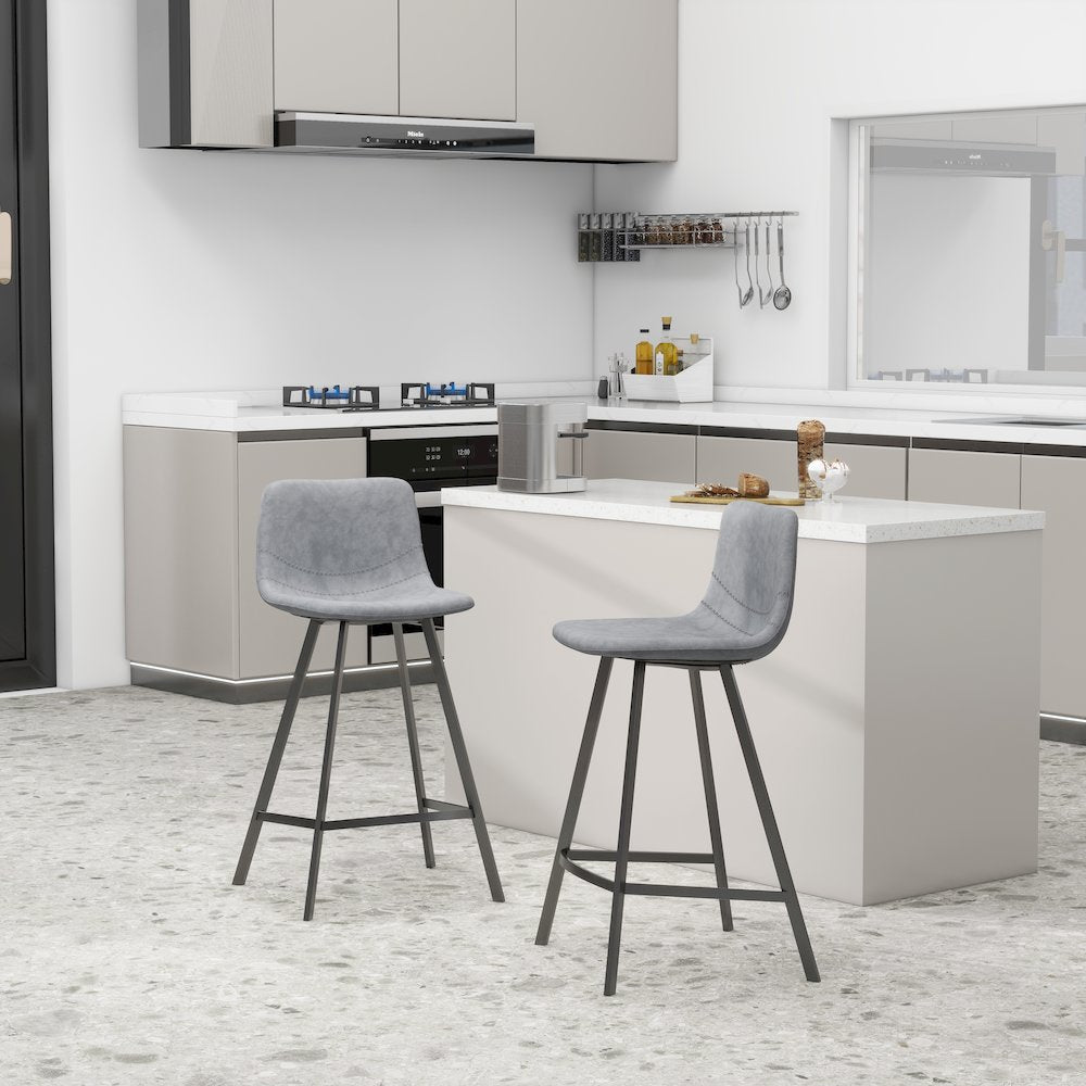 Elland - Counter stool -Light Grey
