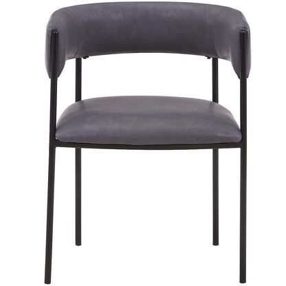 Cyril Collection Modern Chair in Charcoal