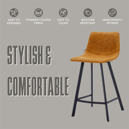 Elland - Counter stool -Light Brown