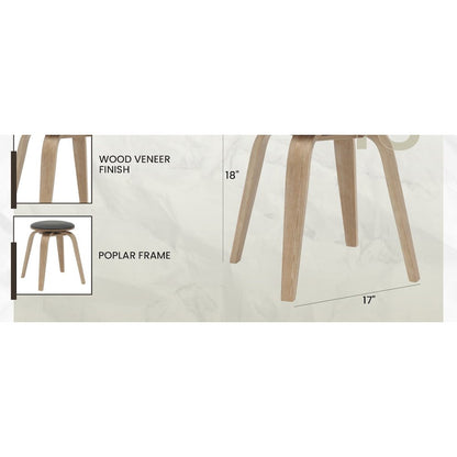 Modern Wooden Dining Stool