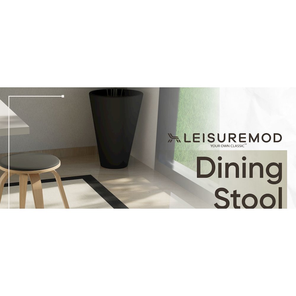 Modern Wooden Dining Stool