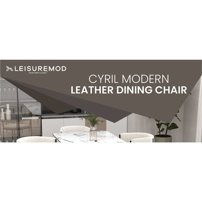 Elias Collection Modern Dining Chair in Light Taupe - Set of 4