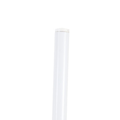 Modern Oyster Transparent Side Chair in White Base Set of 2