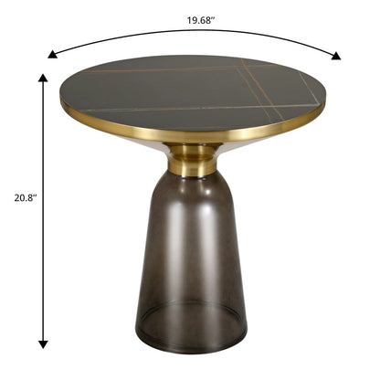 Tully Collection Glass side Table