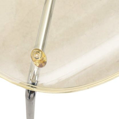 Modern Oyster Transparent Side Chair Set of 4