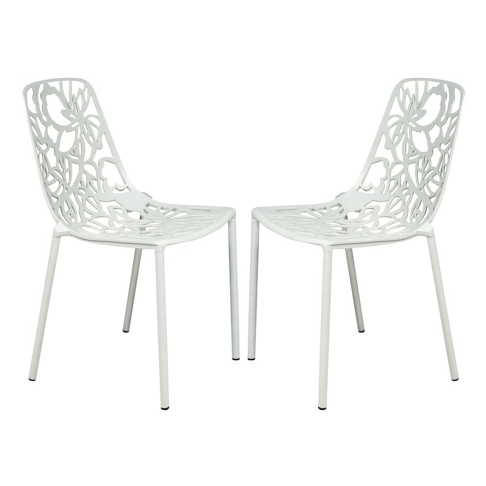 Modern Devon Aluminum Chair, Set of 2