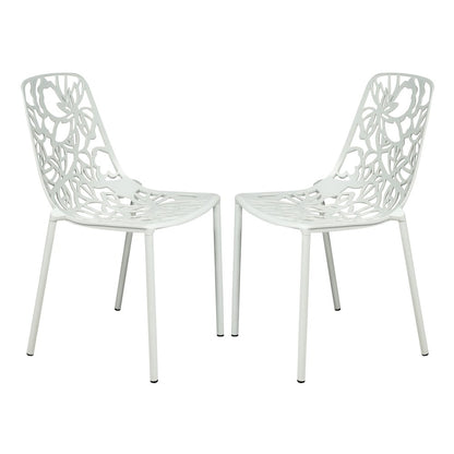Modern Devon Aluminum Chair, Set of 2