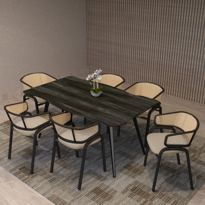 Ervilla - Dining Chair - Beige Leather