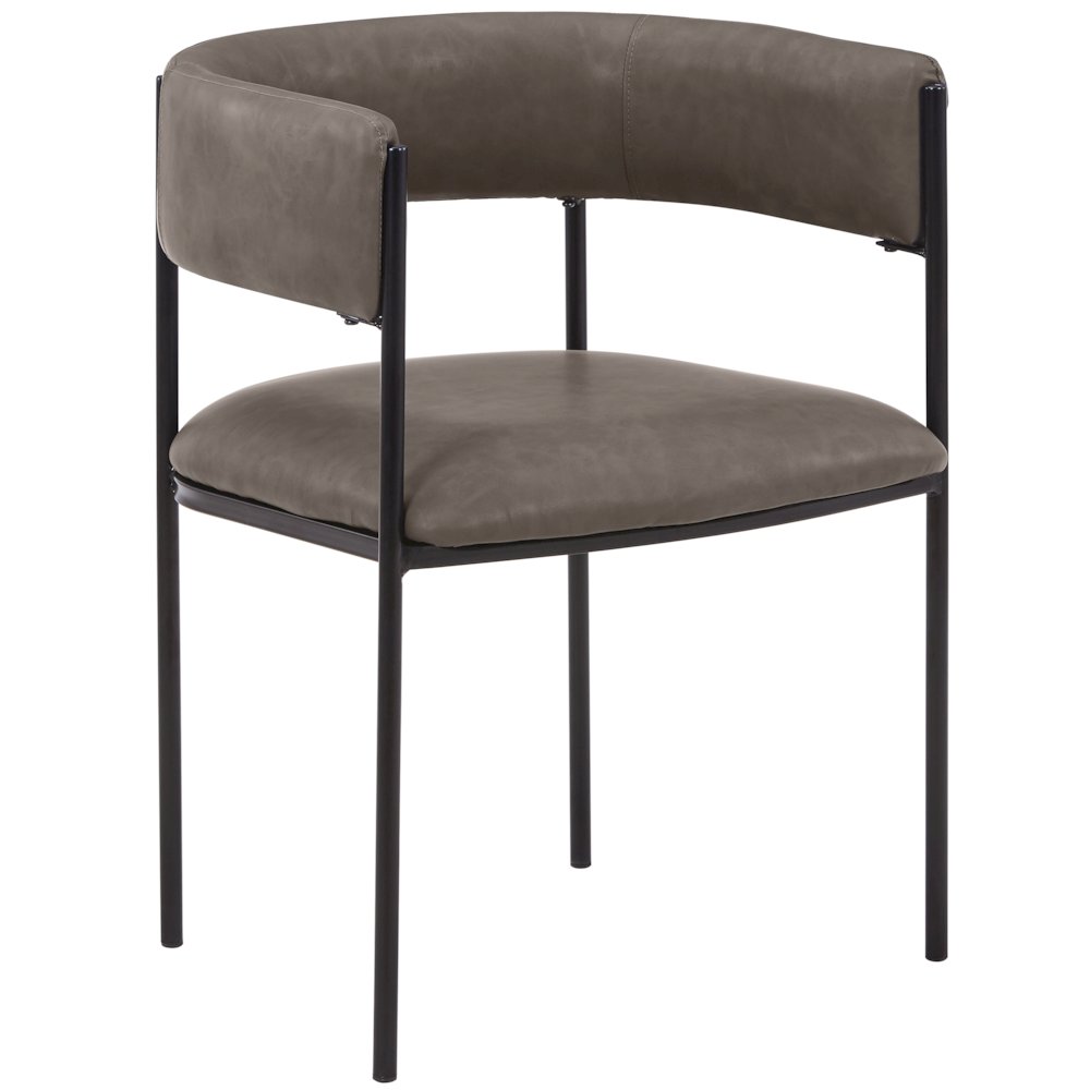 Cyril Collection Modern Chair in Charcoal
