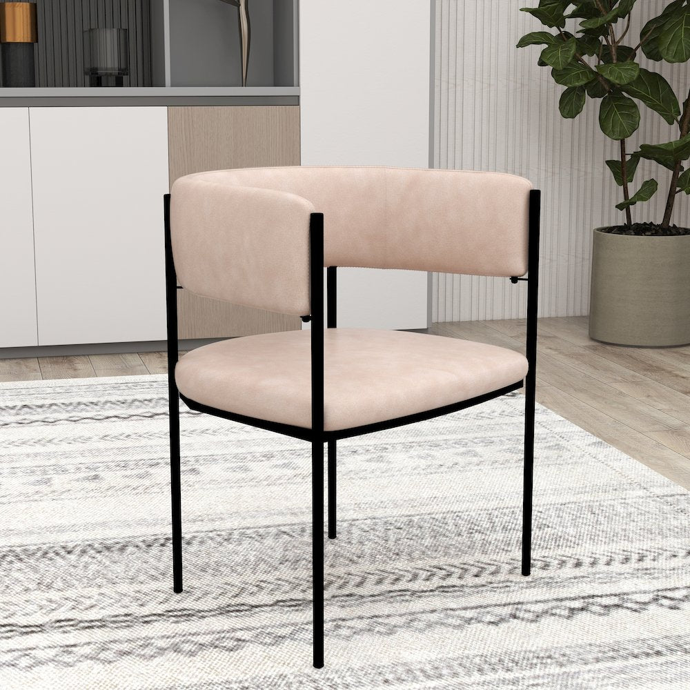 Cyril Collection Modern Chair in Taupe