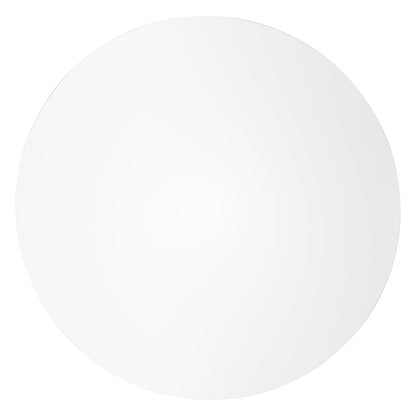 5-Piece Dining Set Round White MDF Dining Table