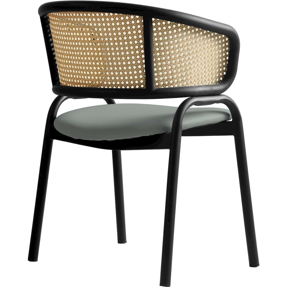 Ervilla - Dining Chair - Grey Leather