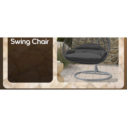 Recluse Collection Modern Outdoor Swing Chair