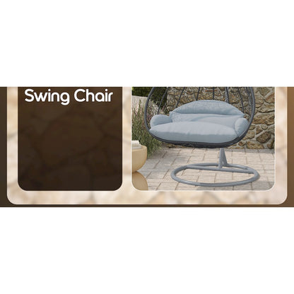 Recluse Collection Modern Outdoor Swing Chair