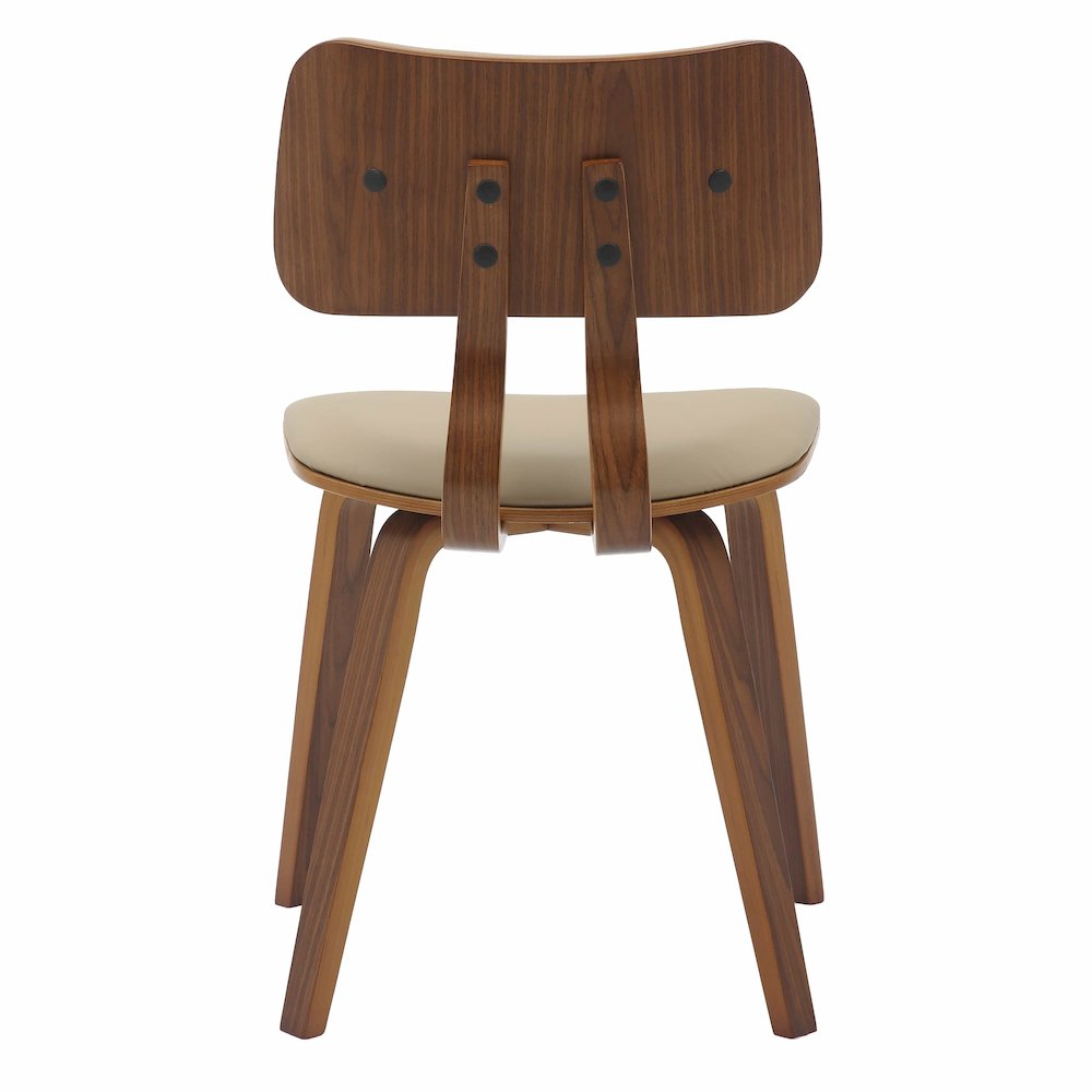 5-Piece Dining Set in Walnut/Light Brown