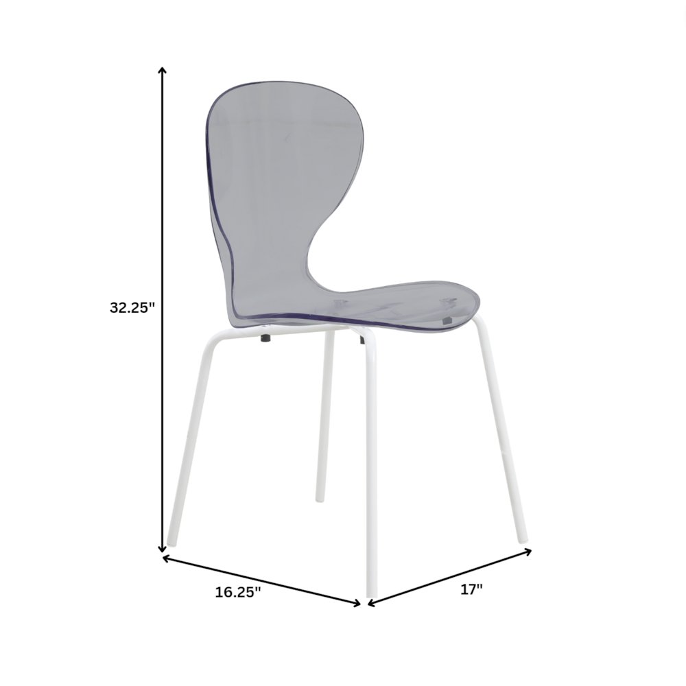 5-Piece Dining Set Round White MDF Dining Table