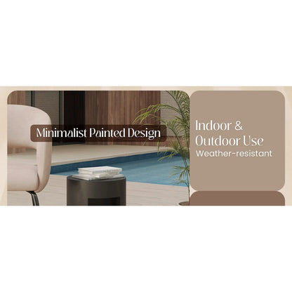 Modern Side End Table Nook Series In Black