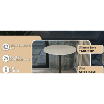 Verve Collection Modern Bar Height Table