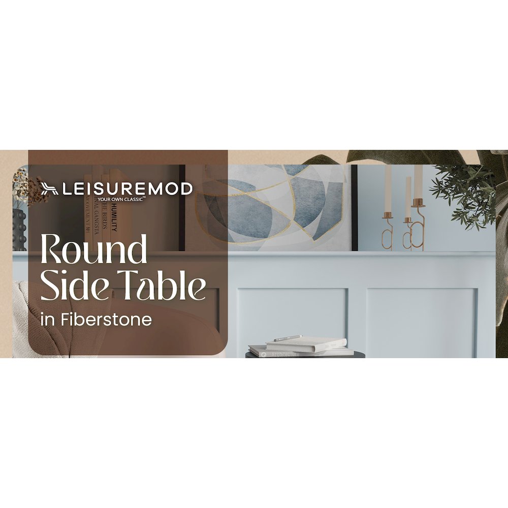 Modern Side End Table Nook Series In Black