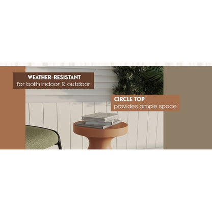 Modern Side End Table Wisp Series In Pink