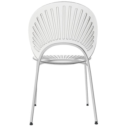 Opulent Series Modern Clear Dining Chair Set of 2