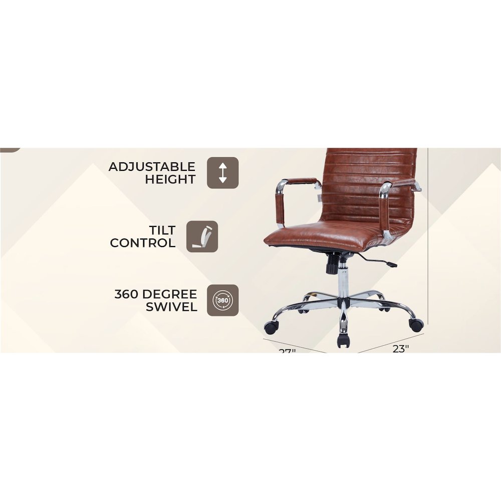 Harris Modern Adjustable Office Executive Swivel Chair Task Office Chair