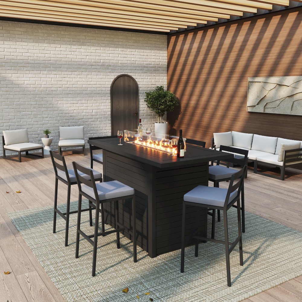 Chelsea Collection Aluminum Outdoor Dining Set