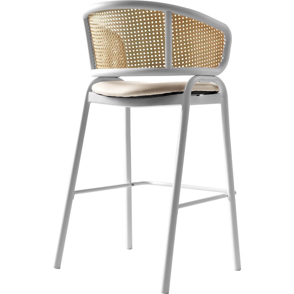 Ervilla Wicker Bar Stool Set of 2