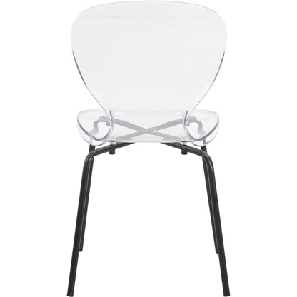 5-Piece Dining Set Round Black MDF Dining Table