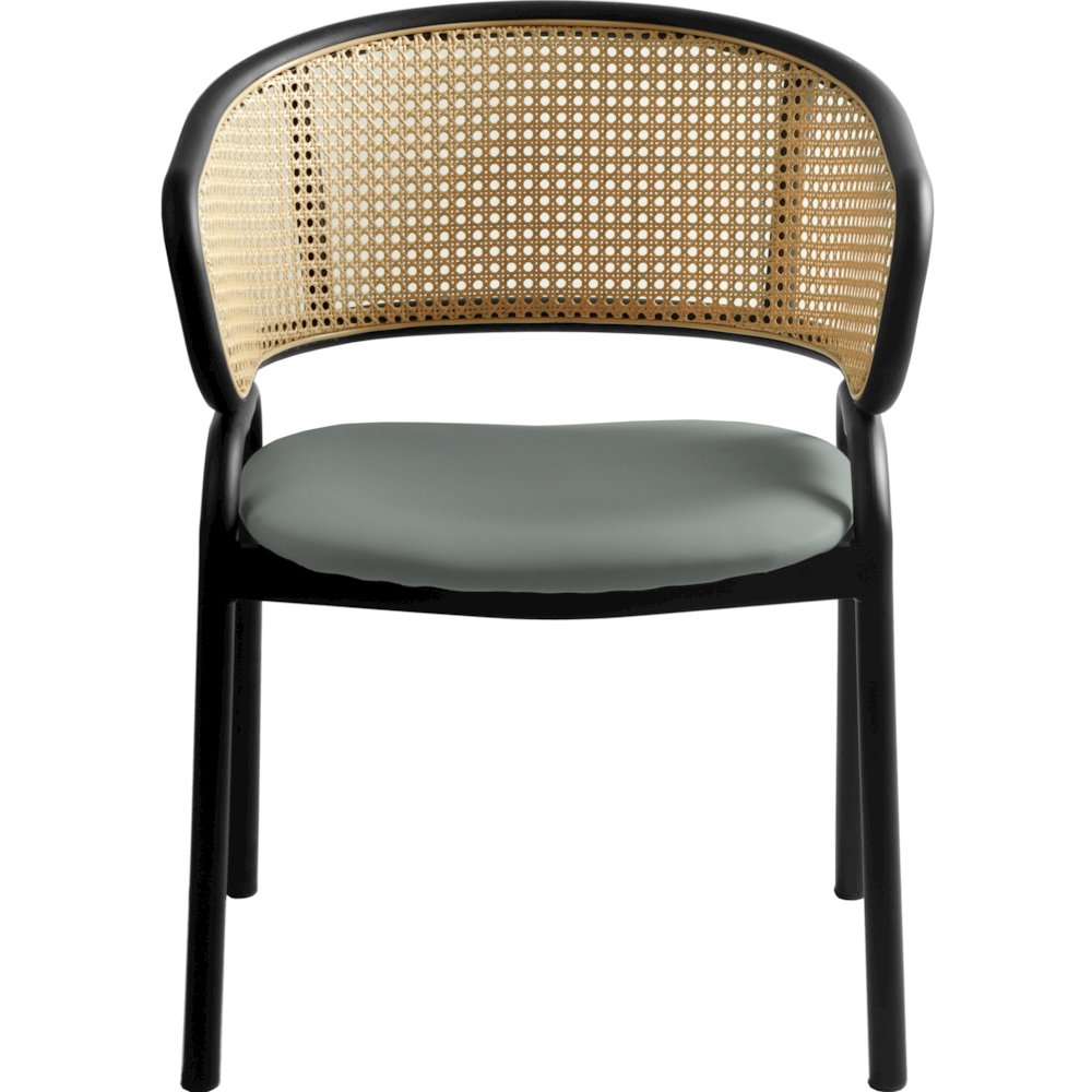 Ervilla - Dining Chair - Grey Leather