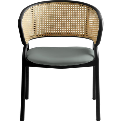 Ervilla - Dining Chair - Grey Leather