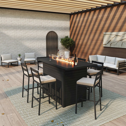 Chelsea Collection Aluminum Outdoor Dining Set