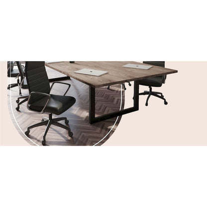 Hilton Modern High-Back Leather Office Chair