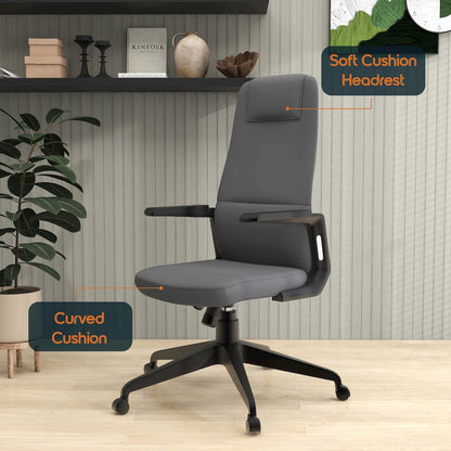 Nexa Collection Modern Office Chair In Grey