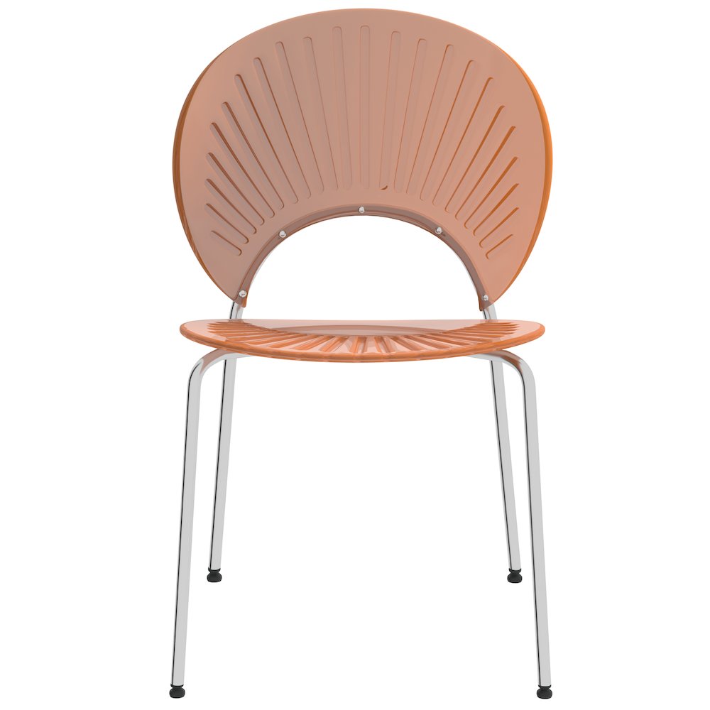 Opulent Series Modern Amber Dining Chair