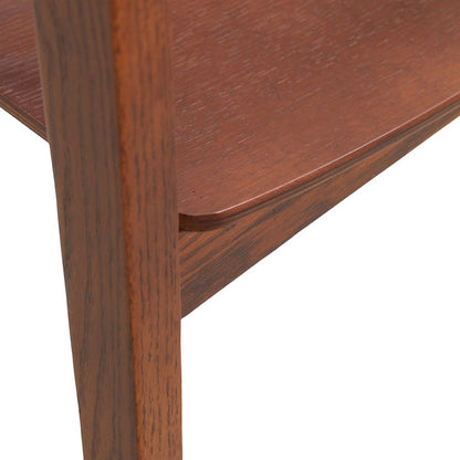 Rivo Collection Elegant Dining Chair in Dark Brown Wood