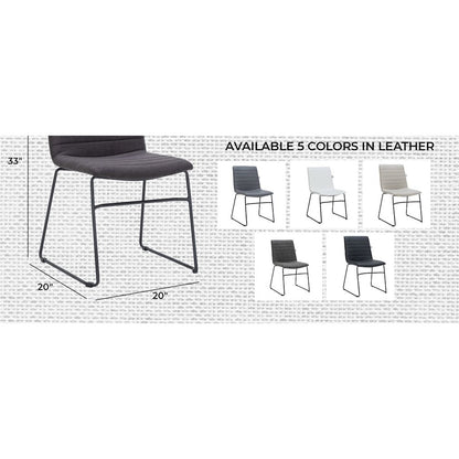 Zylar Series Office Guest Chair in Brown Fabric