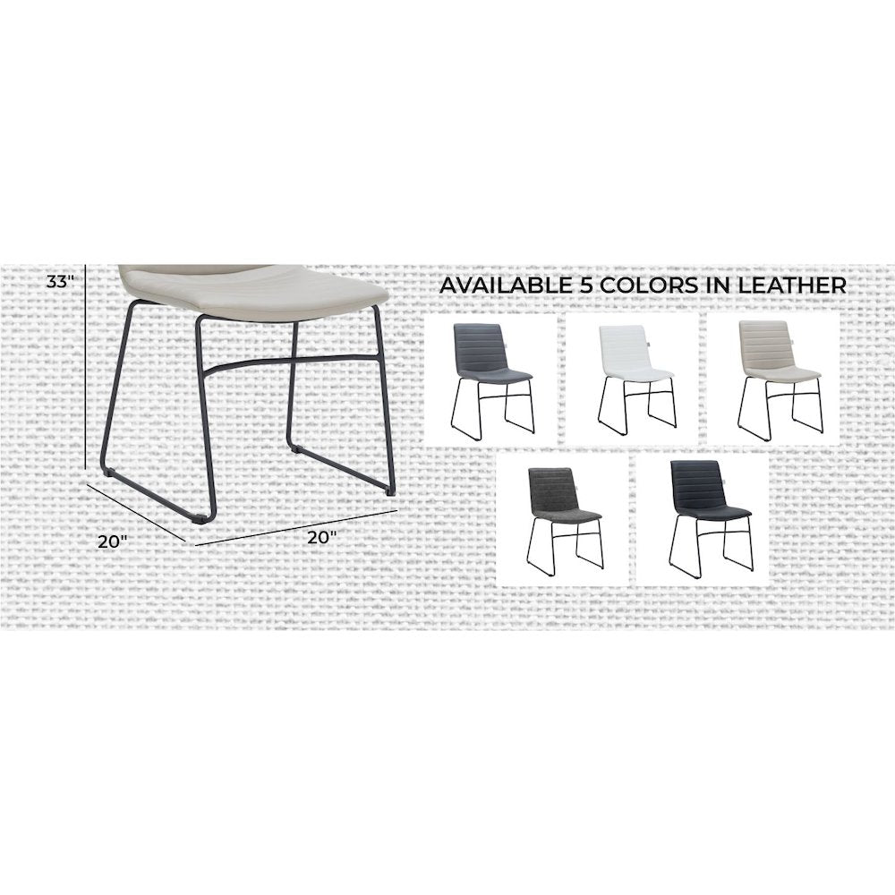 Zylar Series Office Guest Chair in Tan Leather