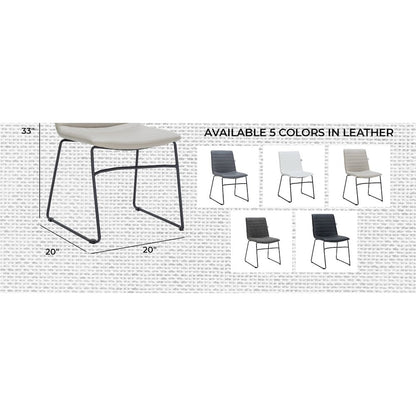 Zylar Series Office Guest Chair in Tan Leather
