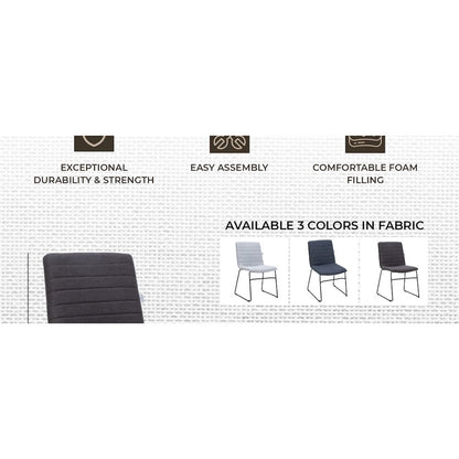 Zylar Series Office Guest Chair in Brown Fabric