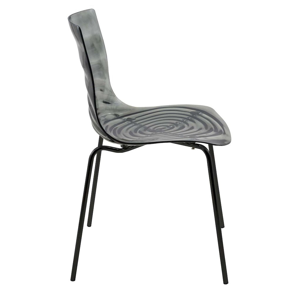 Astor Water Ripple Design Dining Chair