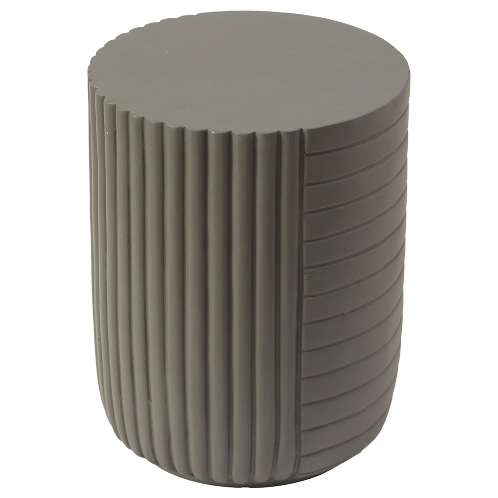 Modern Side End Table Trove Series In Green Grey